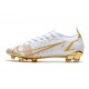 Nike Mercurial Vapor 14 Elite FG Soccer Cleats White Golden