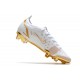 Nike Mercurial Vapor 14 Elite FG Soccer Cleats White Golden