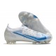 Nike Mercurial Vapor 14 Elite FG Soccer Cleats White Blue
