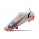 Nike Mercurial Vapor 14 Elite FG Soccer Cleats White Pink Black