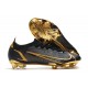 Nike Mercurial Vapor 14 Elite FG Soccer Cleats Black Gold