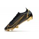 Nike Mercurial Vapor 14 Elite FG Soccer Cleats Black Gold