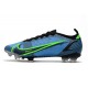New Nike Mercurial Vapor XIV Elite FG Blue Green Black