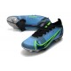 New Nike Mercurial Vapor XIV Elite FG Blue Green Black