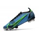 New Nike Mercurial Vapor XIV Elite FG Blue Green Black