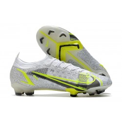 New Nike Mercurial Vapor XIV Elite FG White Black Metallic Silver Volt