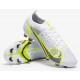 New Nike Mercurial Vapor XIV Elite FG White Black Metallic Silver Volt