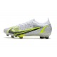 New Nike Mercurial Vapor XIV Elite FG White Black Metallic Silver Volt