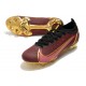 New Nike Mercurial Vapor XIV Elite FG Maroon Gold