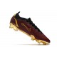 New Nike Mercurial Vapor XIV Elite FG Maroon Gold