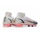 Nike Mercurial Superfly 8 Elite FG White Black Bright Crimson Pink Blast