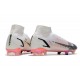 Nike Mercurial Superfly 8 Elite FG White Black Bright Crimson Pink Blast