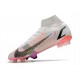 Nike Mercurial Superfly 8 Elite FG White Black Bright Crimson Pink Blast