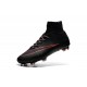 New Top Nike Mercurial Superfly Iv FG Cleat Black Red