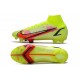 Nike Mercurial Superfly 8 Elite FG Volt Bright Crimson Black