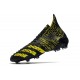 adidas Predator Freak + FG Firm Ground Black Yellow