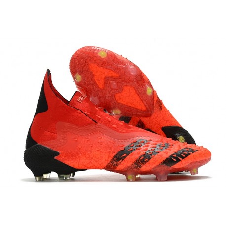 adidas Predator Freak + FG 'Meteorite Pack' Red Core Black Solar Red