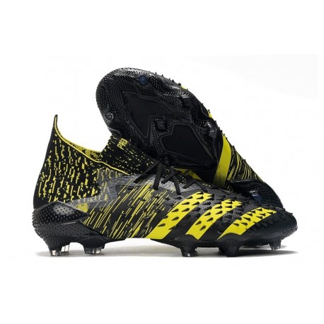 adidas Predator Freak.1 FG Boots Black Yellow