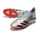 adidas Predator Freak.1 FG Boots Silver Metallic Core Black Scarlet