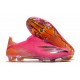 adidas X Ghosted FG Cleats Superspectral - Shock Pink /Core Black /Screaming Orange