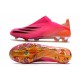 adidas X Ghosted FG Cleats Superspectral - Shock Pink /Core Black /Screaming Orange