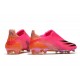 adidas X Ghosted FG Cleats Superspectral - Shock Pink /Core Black /Screaming Orange