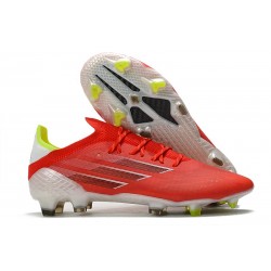 adidas X Speedflow.1 FG Cleats Meteorite - Red Core Black Solar Red