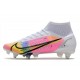 Nike Mercurial Superfly 8 Elite SG-PRO Anti-Clog White Pink Black