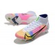 Nike Mercurial Superfly 8 Elite SG-PRO Anti-Clog White Pink Black