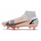 Nike Mercurial Superfly 8 Elite SG-PRO Anti-Clog White Black Bright Crimson Pink Blast