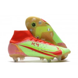 Nike Mercurial Superfly 8 Elite SG-PRO Anti-Clog Green Red