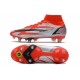 Nike Mercurial Superfly 8 Elite SG-PRO Anti-Clog Chile Red Black White Total Orange