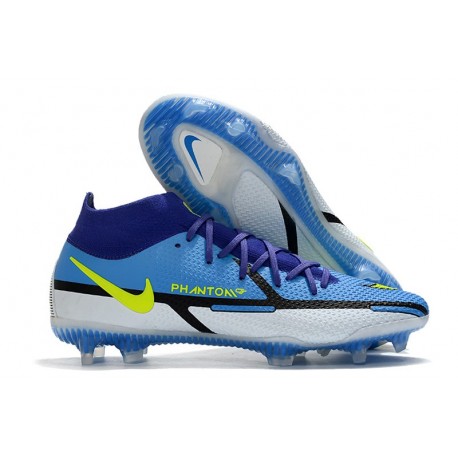 Nike Phantom GT II Elite DF FG Recharge - Sapphire Volt Grey Fog Blue Void