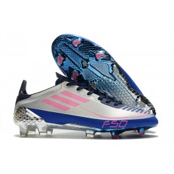 adidas F50 Ghosted Adizero HYBRIDTOUCH FG Grey Blue Pink