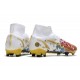 Nike Mercurial Superfly 8 Elite FG Ronaldo White Red Blue Gold