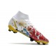 Nike Mercurial Superfly 8 Elite FG Ronaldo White Red Blue Gold