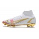 Nike Mercurial Superfly 8 Elite FG White Pink Gold