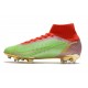 Nike Mercurial Superfly 8 Elite FG Green Red Golden