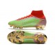 Nike Mercurial Superfly 8 Elite FG Green Red Golden