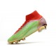 Nike Mercurial Superfly 8 Elite FG Green Red Golden