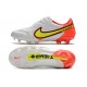 New Nike Tiempo Legend 9 Elite FG Shoes Motivation - White Volt Bright Crimson