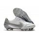 New Nike Tiempo Legend 9 Elite FG Shoes White Gray