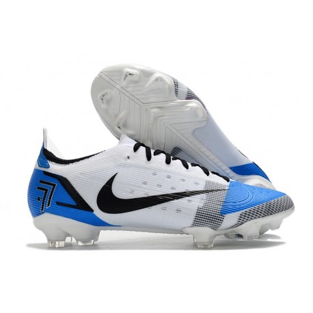 New Nike Mercurial Vapor XIV Elite FG White Blue Black