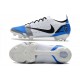 New Nike Mercurial Vapor XIV Elite FG White Blue Black