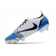 New Nike Mercurial Vapor XIV Elite FG White Blue Black