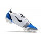 New Nike Mercurial Vapor XIV Elite FG White Blue Black