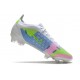 New Nike Mercurial Vapor XIV Elite FG White Blue Volt