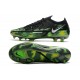 Nike Phantom GT II Elite FG Black Metallic Platinum Green Strike