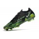 Nike Phantom GT II Elite FG Black Metallic Platinum Green Strike