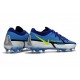 Nike Phantom GT II Elite FG Sapphire Volt Grey Fog Blue Void